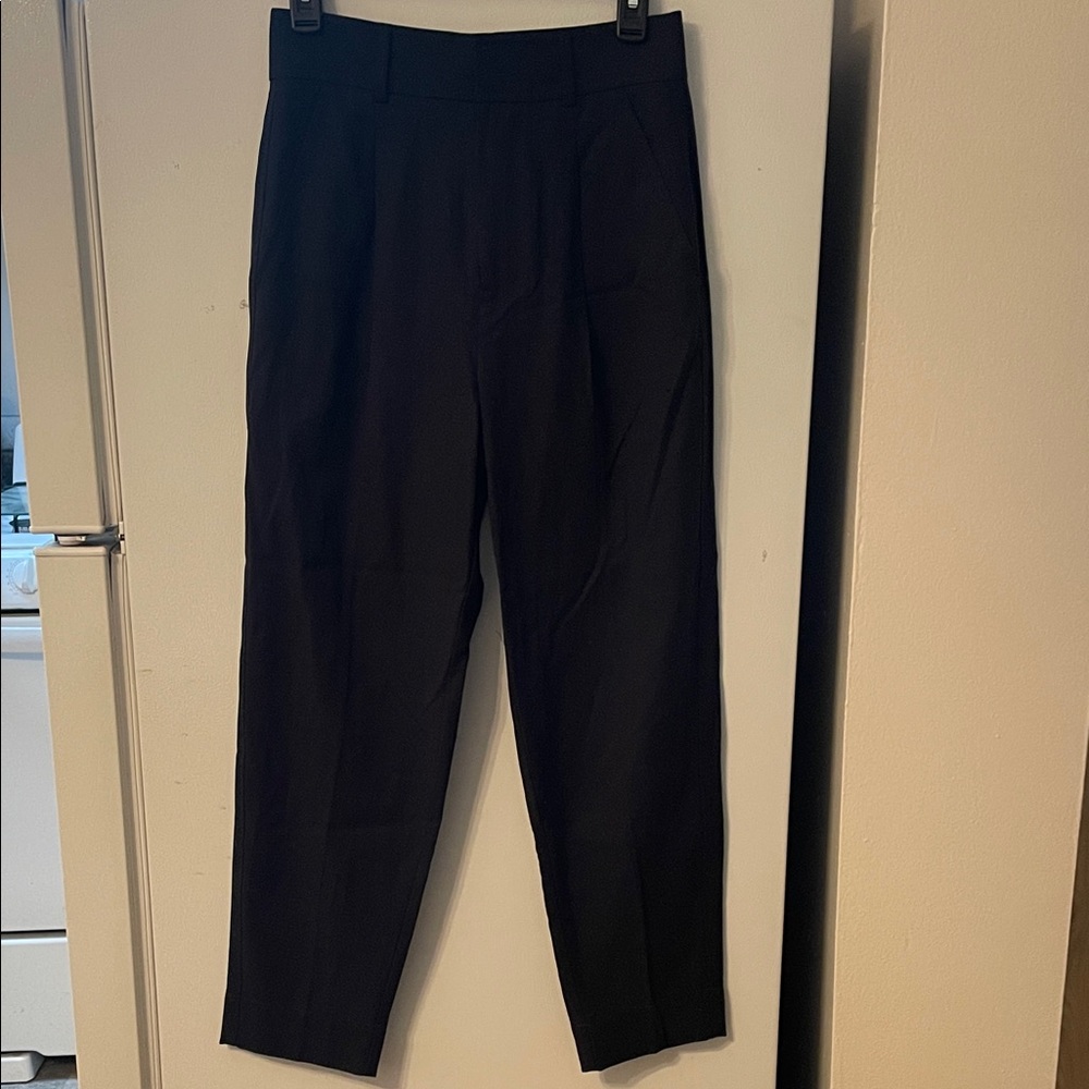 Everlane Women’s 0 Black Trouser Tencel Cotton Pockets Career Academia Modest